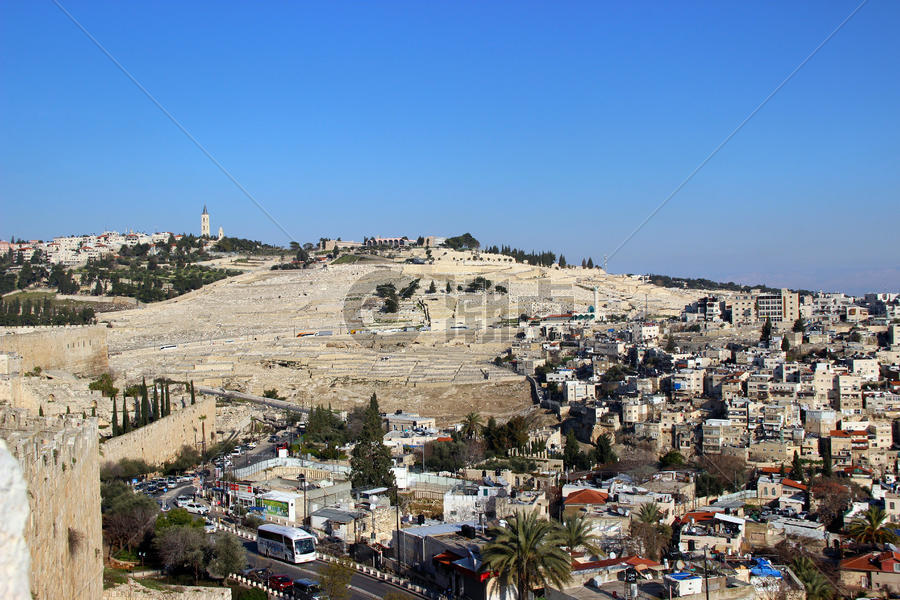 耶路撒冷橄榄山图片素材免费下载