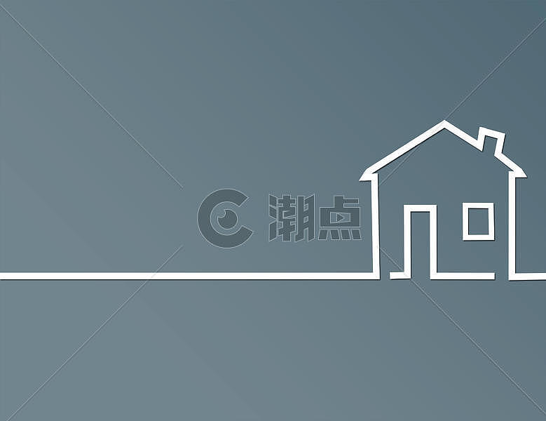 网页模板的房子标志图片素材免费下载