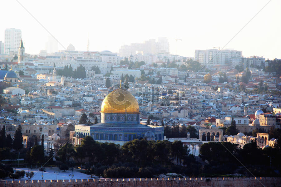 耶路撒冷圣殿山圆顶清真寺图片素材免费下载