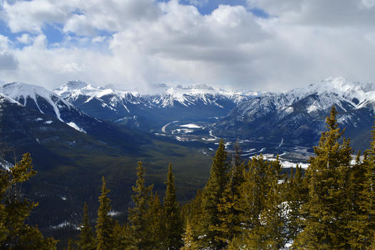 加拿大班夫国家公园sulphurmountain图片素材免费下载