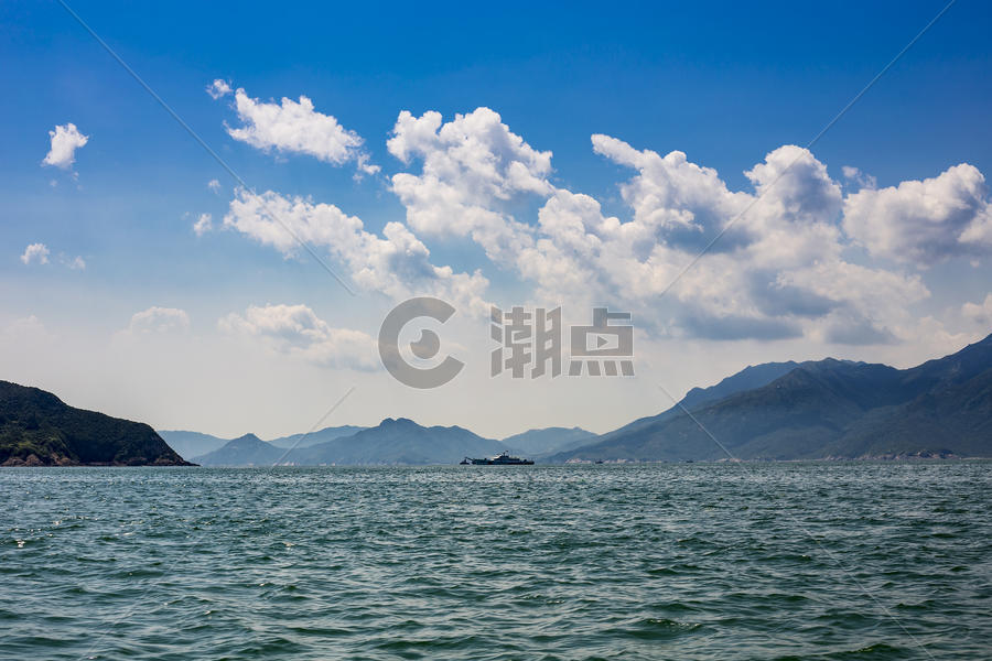 美丽的深圳大海图片素材免费下载