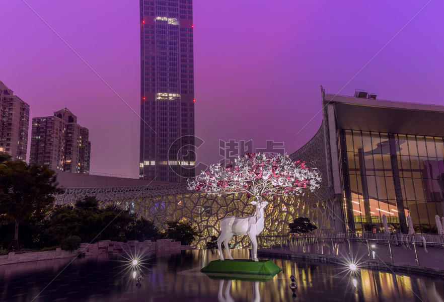 上海静安雕塑公园图片素材免费下载