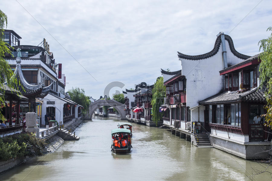 中国元素古镇建筑图片素材免费下载