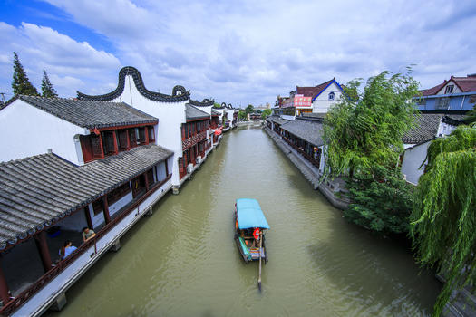 中国元素古镇建筑图片素材免费下载