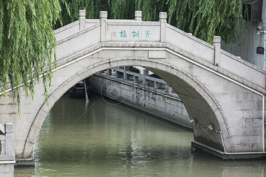 中国风古镇古桥图片素材免费下载