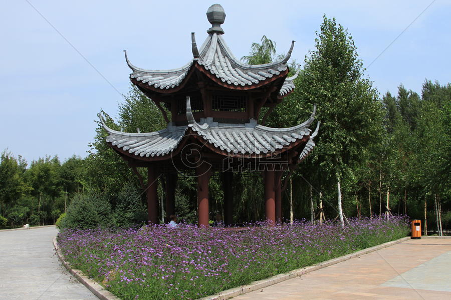中国古代建筑凉亭图片素材免费下载