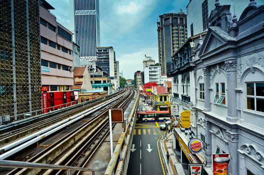 吉隆坡轻轨图片素材免费下载