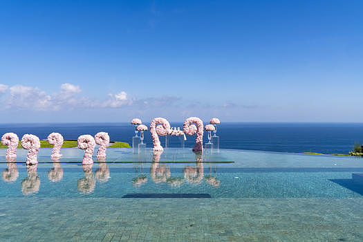 巴厘岛悬崖婚礼图片素材免费下载