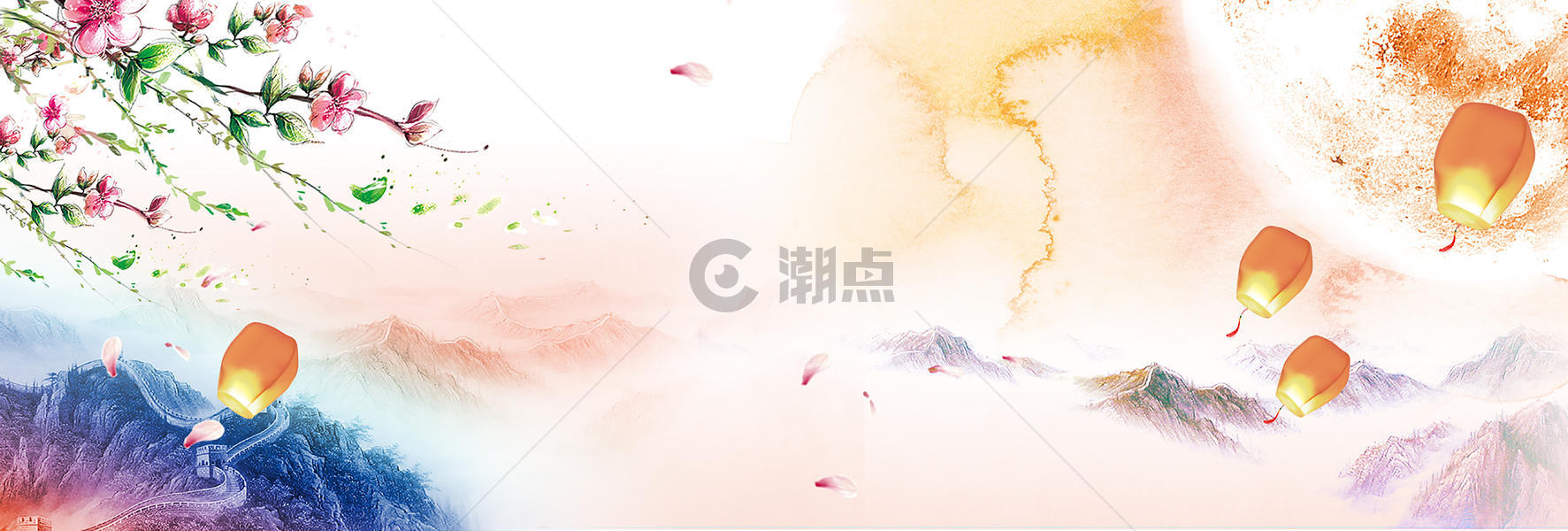 中秋节背景图片素材免费下载