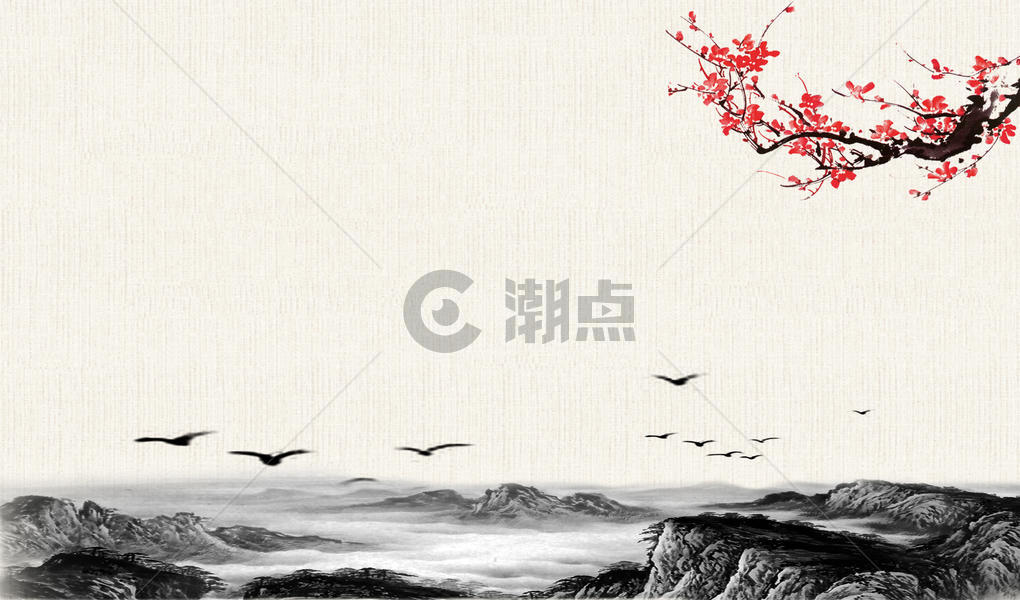 淡雅中国风 图片素材免费下载