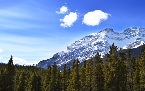 加拿大班夫国家公园自然风光照图片素材免费下载