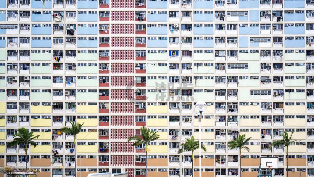 香港彩虹建筑图片素材免费下载