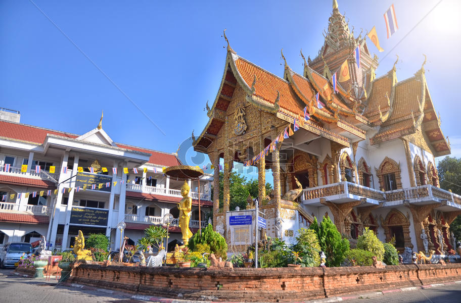 泰国清迈民族建筑图片素材免费下载