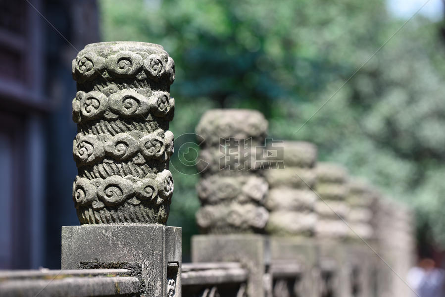 中国风石头栏杆素材图片素材免费下载