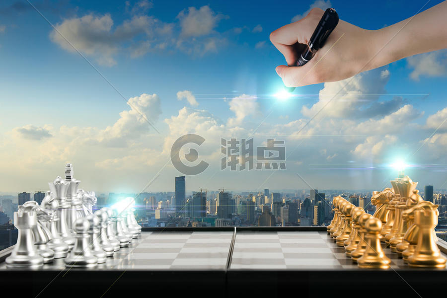 商业科技棋局图片素材免费下载