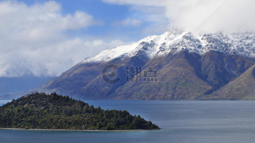 新西兰皇后镇自驾路上风景图片素材免费下载