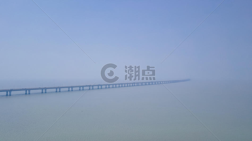 航拍杭州湾跨海大桥图片素材免费下载