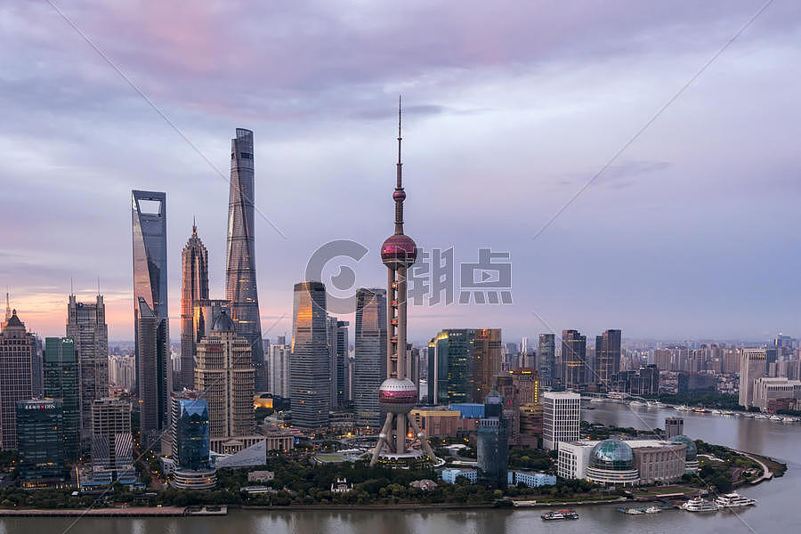 上海东方明珠城市建筑风光图片素材免费下载