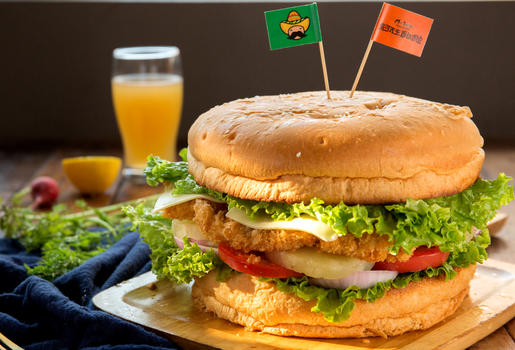 超级大汉堡图片素材免费下载