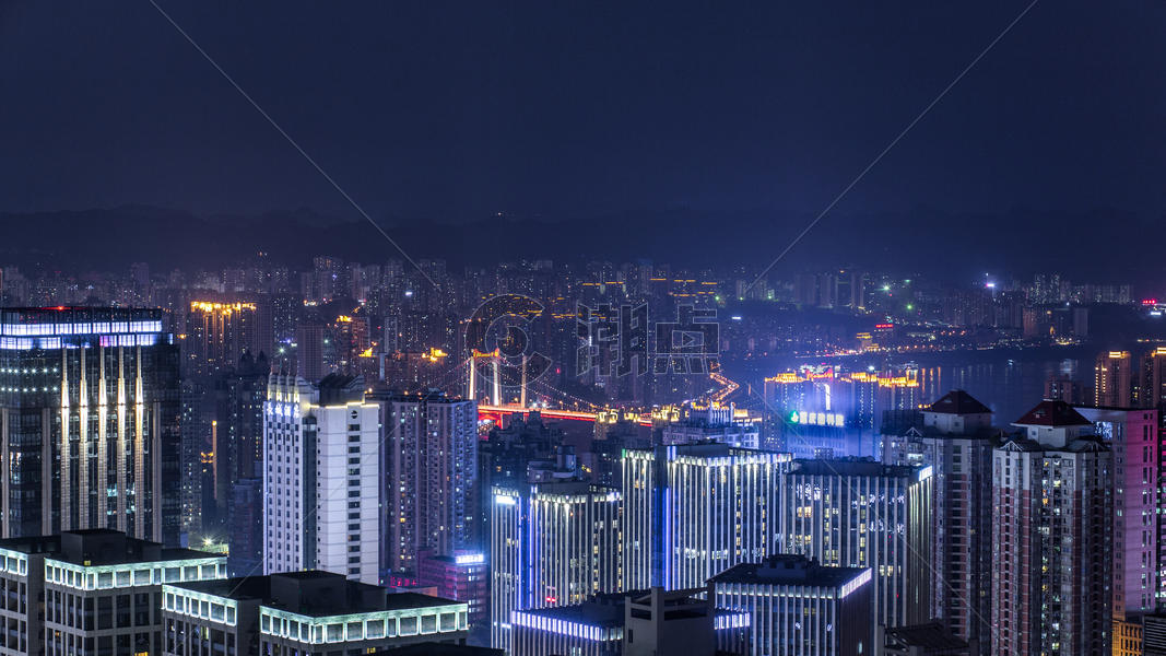 重庆城市夜景图片素材免费下载