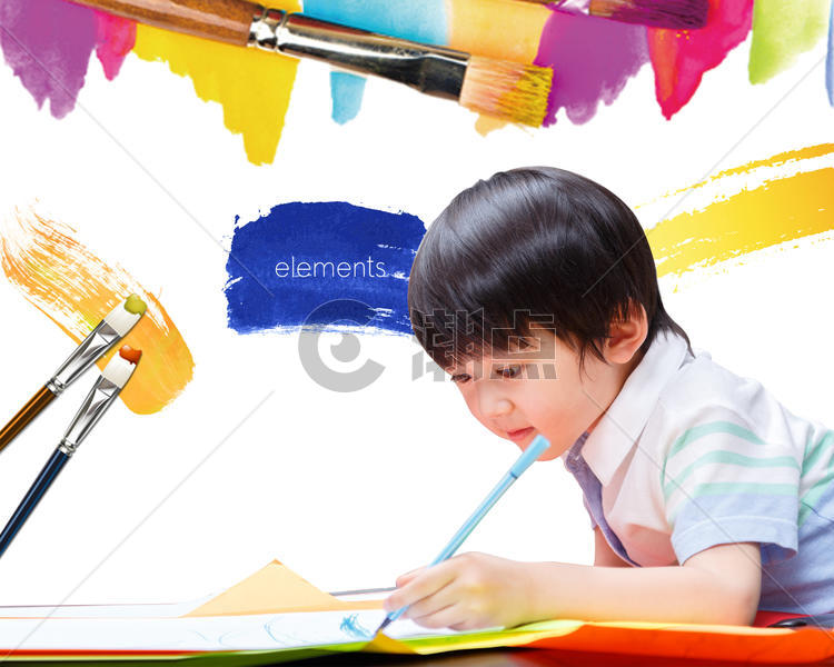 儿童美术教育图片素材免费下载