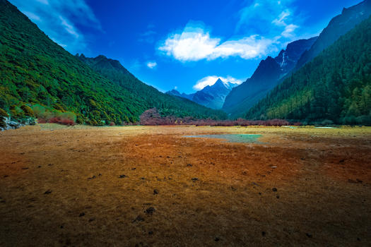 川西高原风景图片素材免费下载