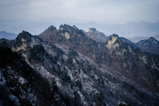 武当山雪景风光图片素材免费下载