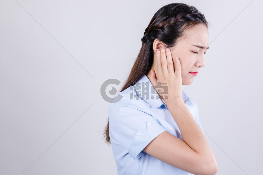 商务女士痛苦难受情绪表现摄影图6418*4279图片素材免费下载-编号711836-潮点视频