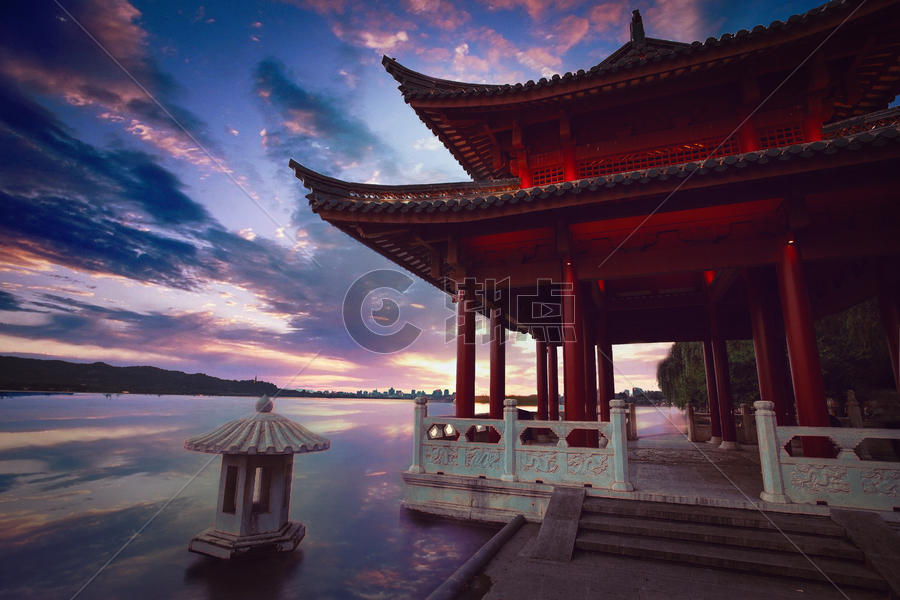 杭州西湖美景图片素材免费下载