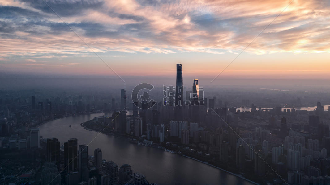 上海外滩城市建筑风光图片素材免费下载