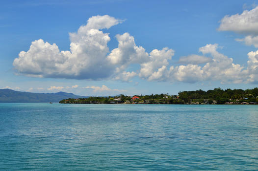 菲律宾唯美海峡海域照片图片素材免费下载