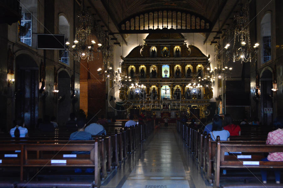 菲律宾宿雾天主教堂图片素材免费下载