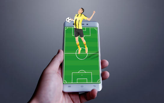 3D足球直播图片素材免费下载