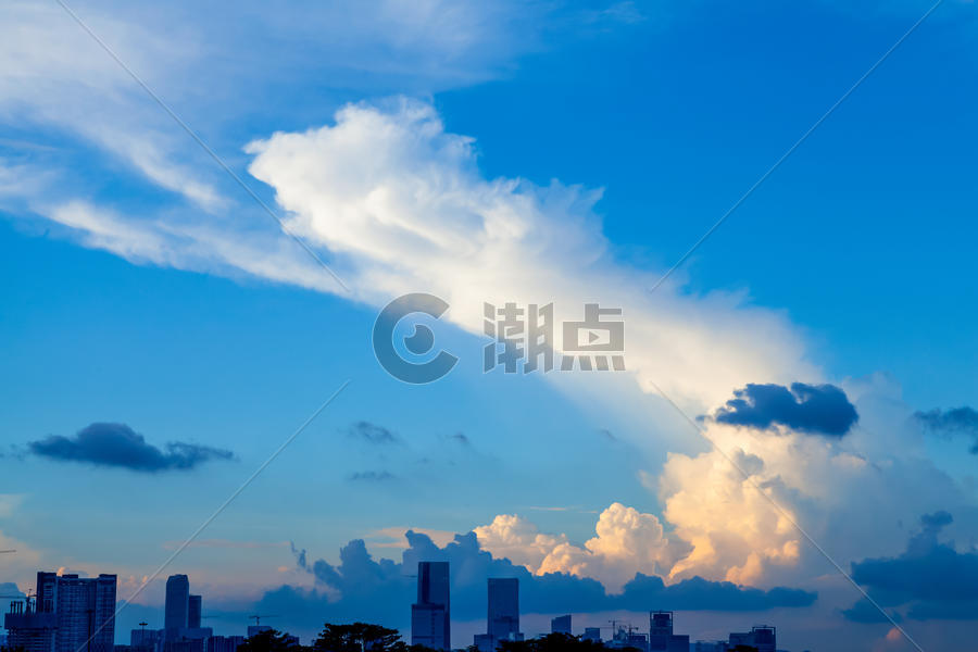 夕阳云层素材图片素材免费下载
