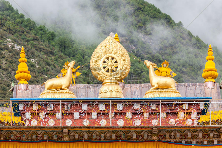 藏式寺庙图片素材免费下载