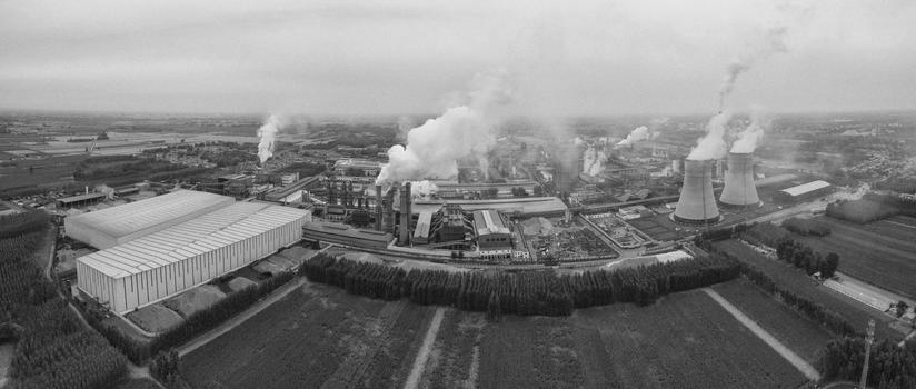 环境污染钢厂污染全景图图片素材免费下载