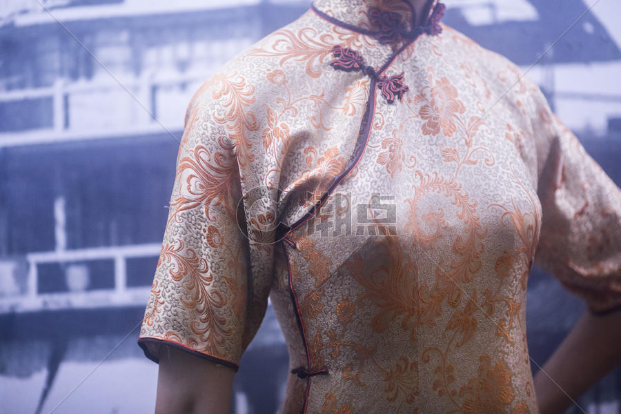 中国元素旗袍图片素材免费下载