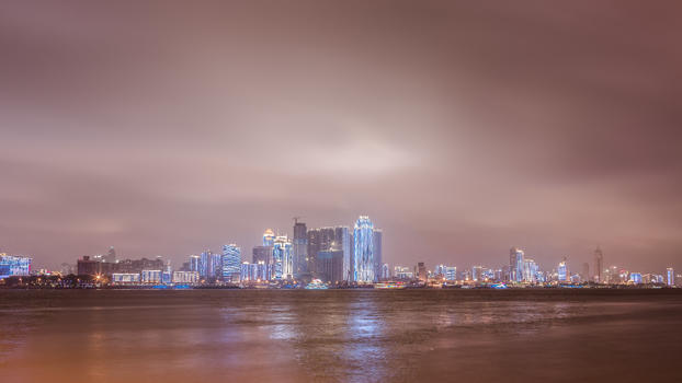 长江城市夜景图片素材免费下载