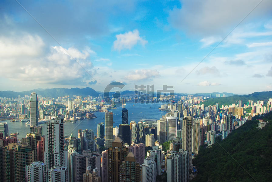 香港太平山顶风景图片素材免费下载