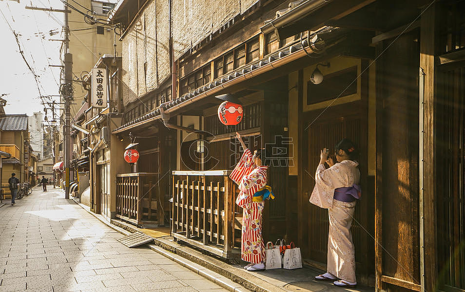 京都日本和服少女图片素材免费下载