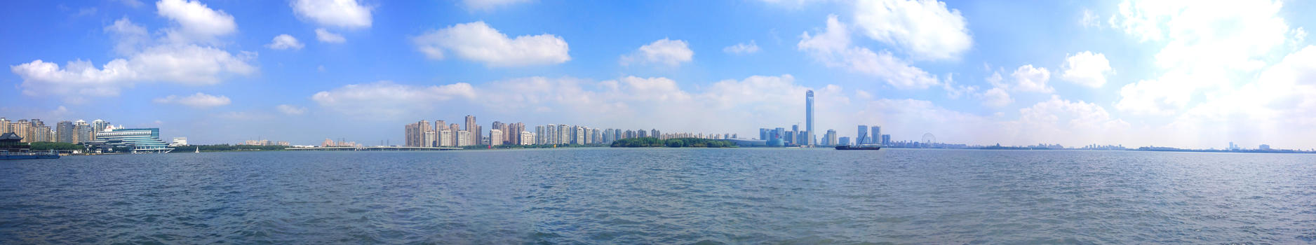 环金鸡湖湖景图片素材免费下载