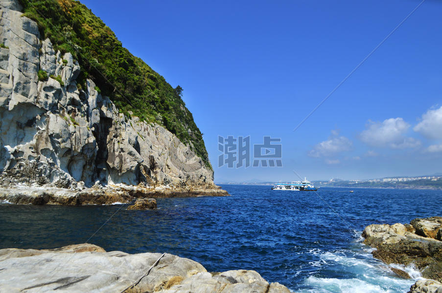 韩国济州岛大海海岛自然风光图片素材免费下载