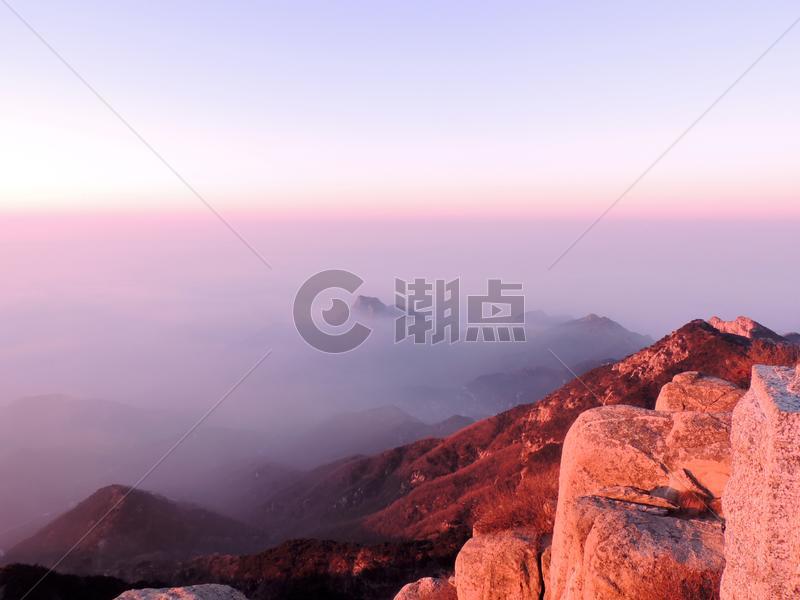 泰山山顶风景图片素材免费下载