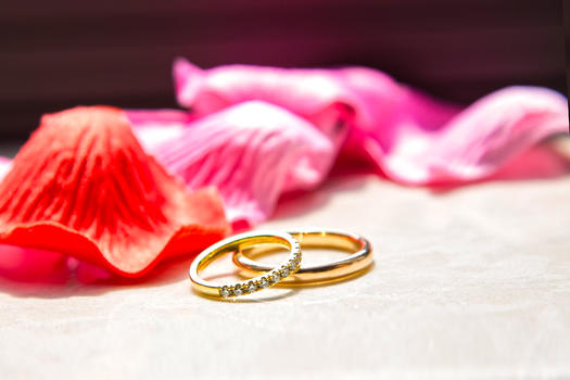 结婚对戒婚戒图片素材免费下载