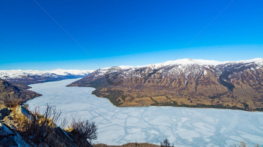 新疆喀纳斯湖景区图片素材免费下载