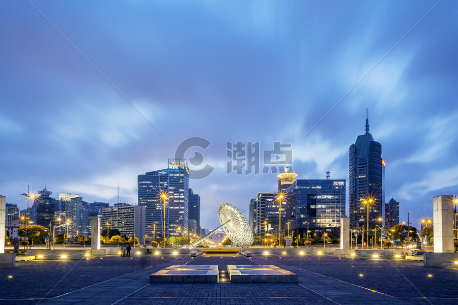 上海世纪大道景观图片素材免费下载