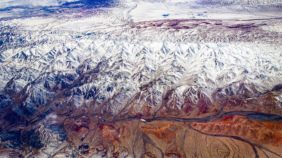 航拍中国西北高原图片素材免费下载