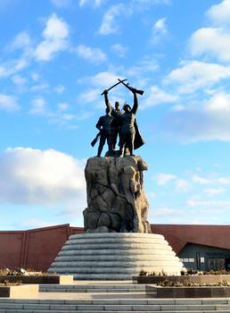 世界反法西斯战争海拉尔纪念馆雕塑图片素材免费下载