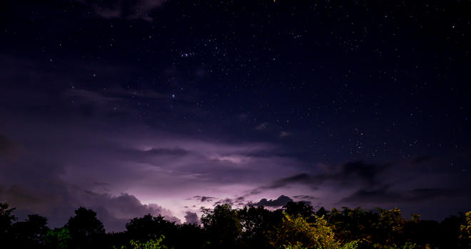 南部海滨昼夜星空图片素材免费下载