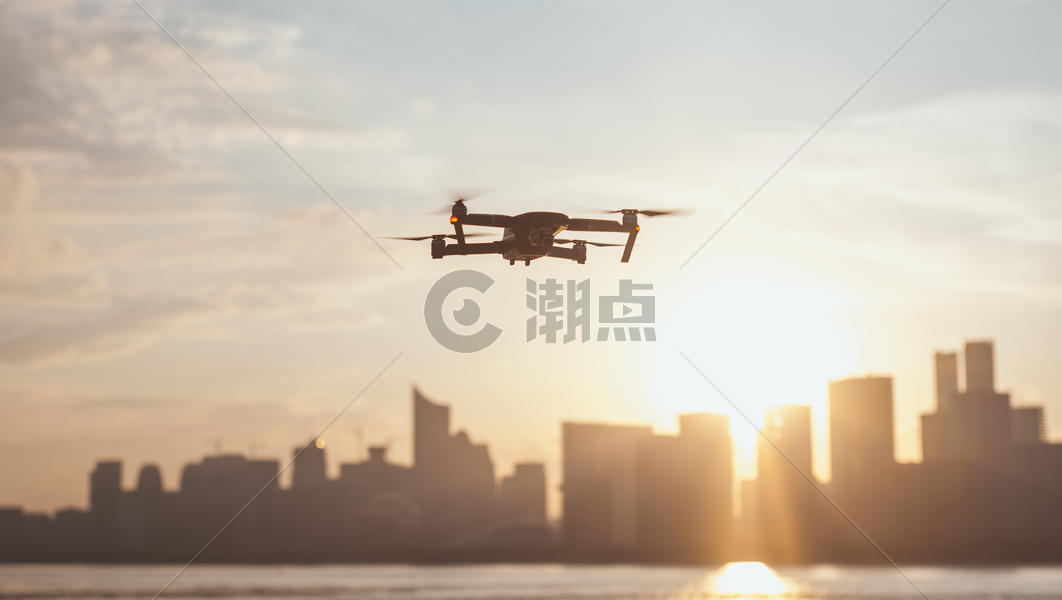 无人机航拍城市图片素材免费下载